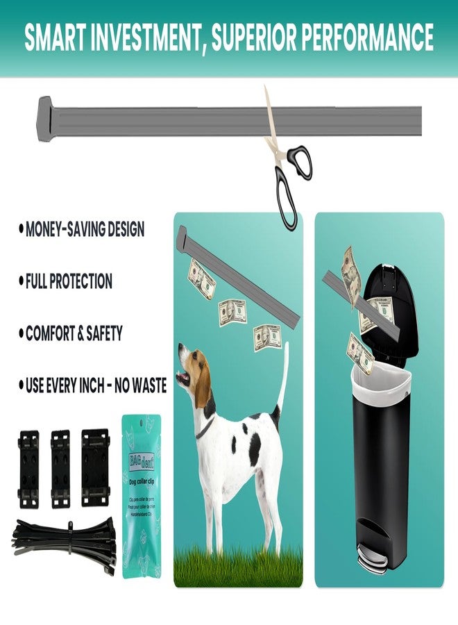 Bagdent Dog Collar Clip - Allows The Rest of The Protective Collar to Be Used for Another Dog or Next Season, 3 Clips, 20 Fixing Ties - Image 3
